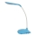 Lámpara LED de mesa LED/3,6W/4xAAA/USB azul