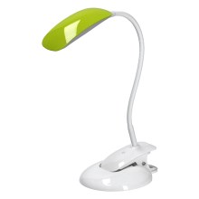 Lámpara LED de mesa regulable pedestal y clip LED/5W/230V