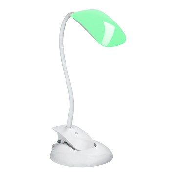 Lámpara LED de mesa regulable pedestal y clip LED/5W/230V