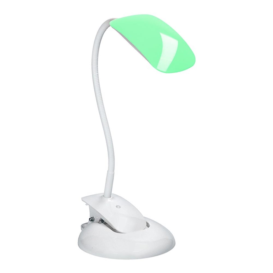 Lámpara LED de mesa regulable pedestal y clip LED/5W/230V