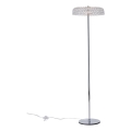 Lámpara LED de pie LED/10W/230V 3000K cromo brillante