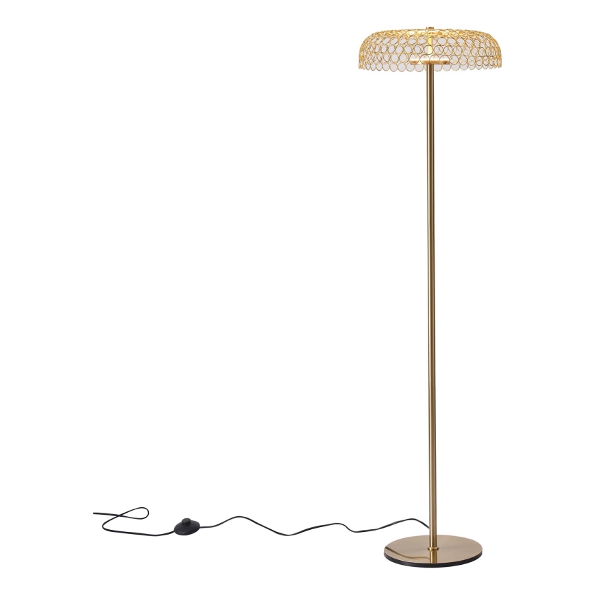 Lámpara LED de pie LED/10W/230V 3000K dorado