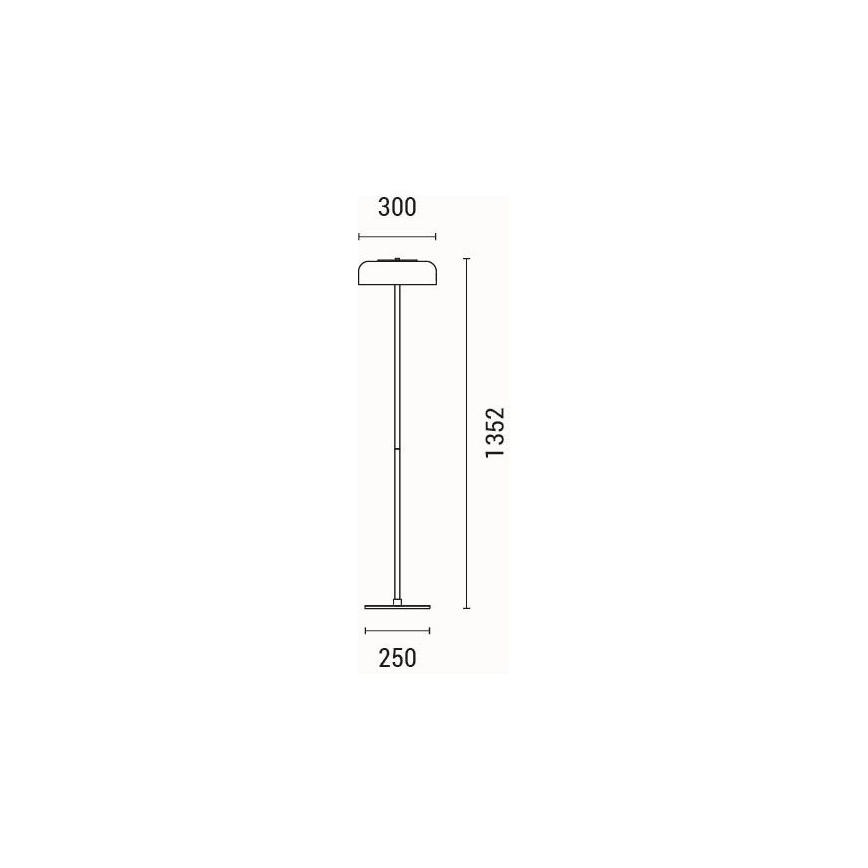 Lámpara LED de pie LED/8W/230V 3000K