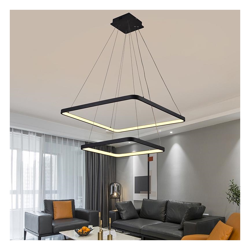 Lámpara LED de superficie regulable LED/70W/230V 3000-6500K + mando a distancia
