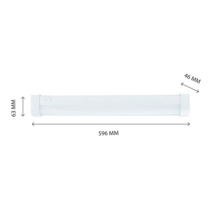 Lámpara LED debajo del gabinete AQUATICA LED/15W/230V 6000K IP44