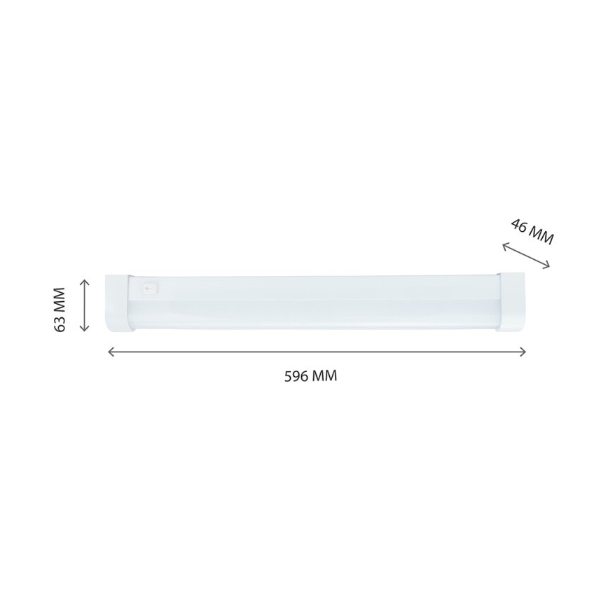 Lámpara LED debajo del gabinete AQUATICA LED/15W/230V 6000K IP44