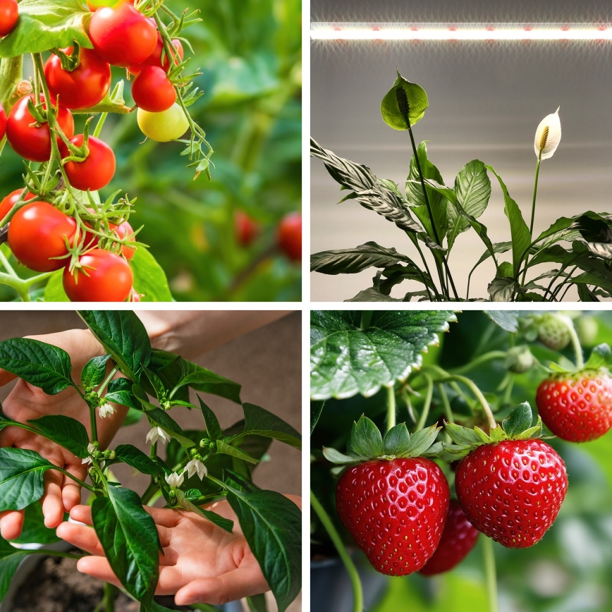 Lámpara LED debajo del gabinete para cultivar plantas GROWLY LED/15W/230W
