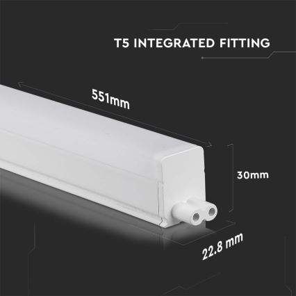 Lámpara LED debajo del gabinete SAMSUNG CHIP LED/7W/230V 4000K 55 cm