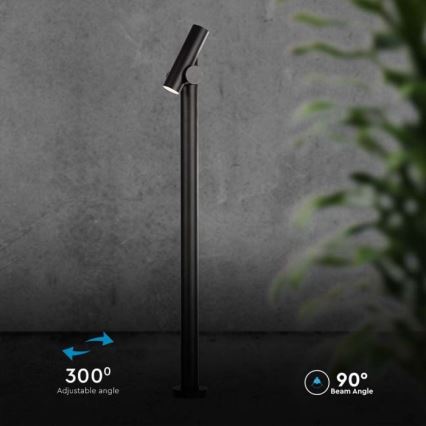 Lámpara LED flexible de exterior LED/4W/230V 3000K IP44 100 cm negro