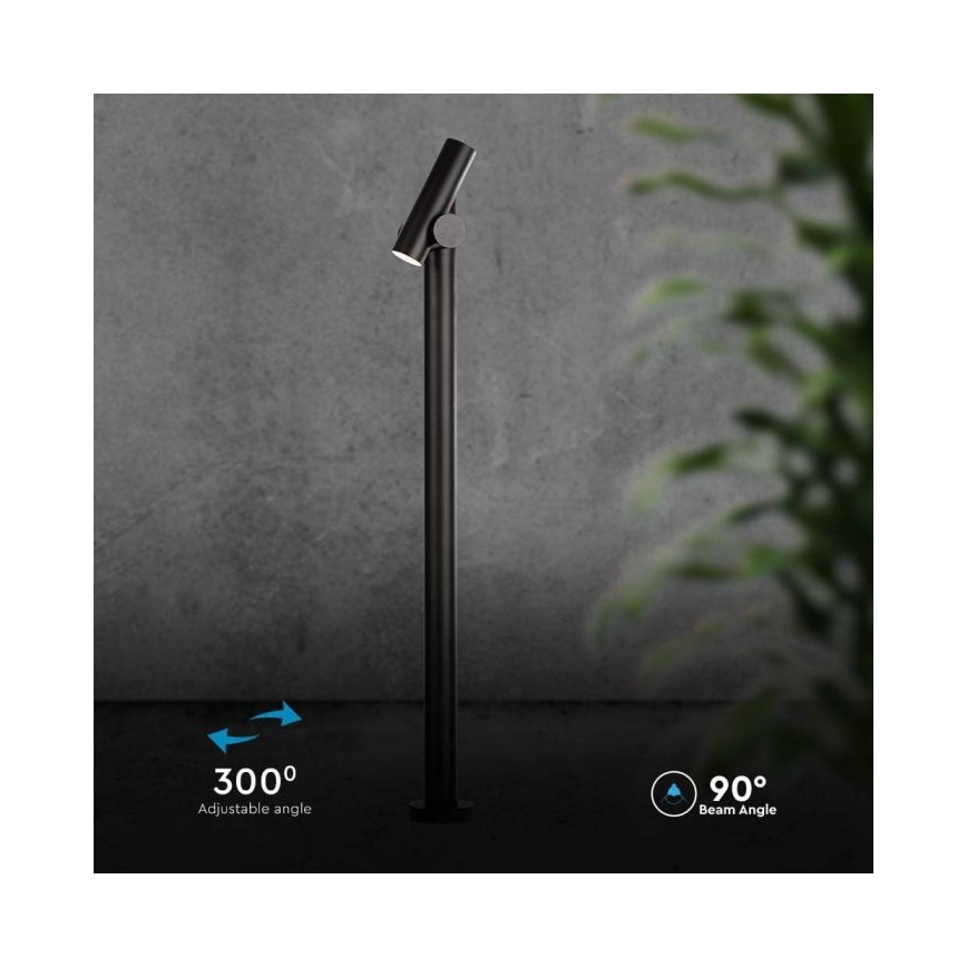 Lámpara LED flexible de exterior LED/4W/230V 4000K IP44 100 cm negro