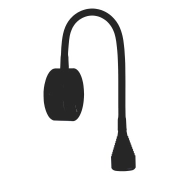 Lámpara LED flexible pequeña IONAS LED/3W/230V 3000K negro