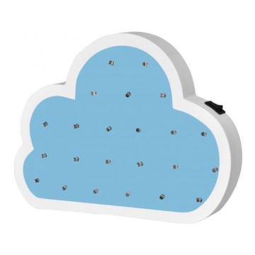 Lámpara LED infantil LED/2xAA Nube