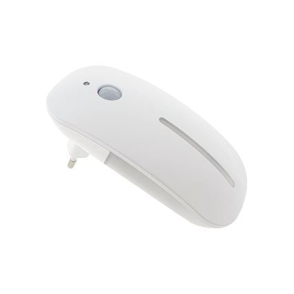 Lámpara LED nocturna con sensor LED/1W/230V blanco