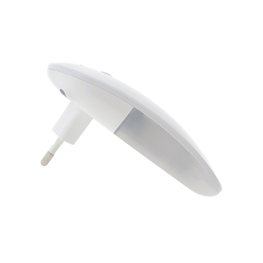Lámpara LED nocturna con sensor LED/1W/230V blanco