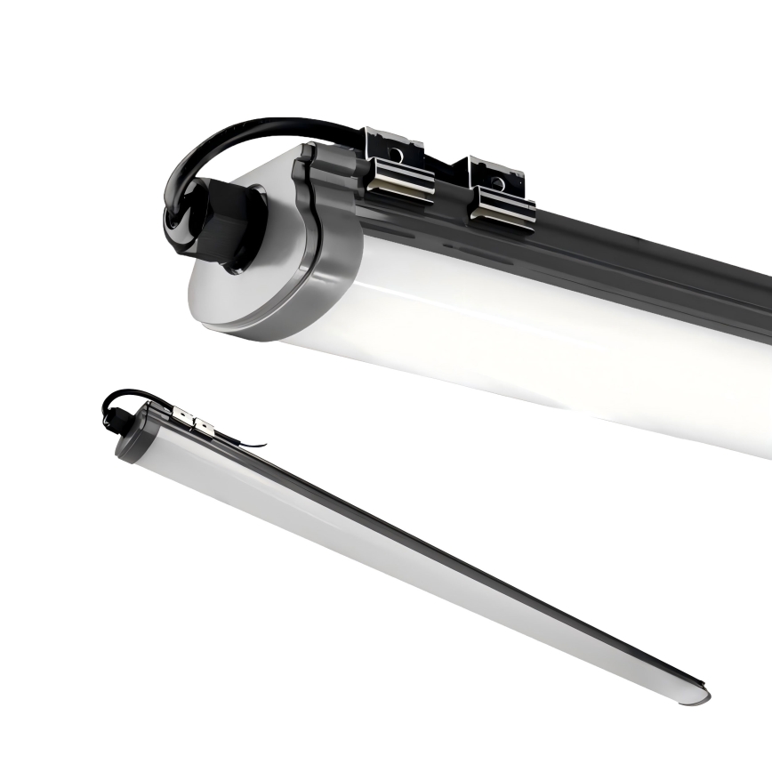 Lámpara LED para bajo mueble de cocina LED/60W/230V 6000K 120 cm IP65 negro