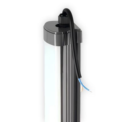 Lámpara LED para bajo mueble de cocina LED/60W/230V 6000K 120 cm IP65 negro