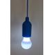 Lámpara LED portátil LED/1W/3xAAA azul