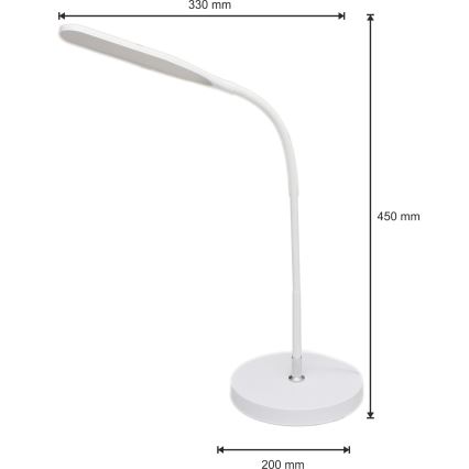 Lámpara LED regulable 3en1 LED/10W/230V 3000/4000/6000K CRI 90 blanco