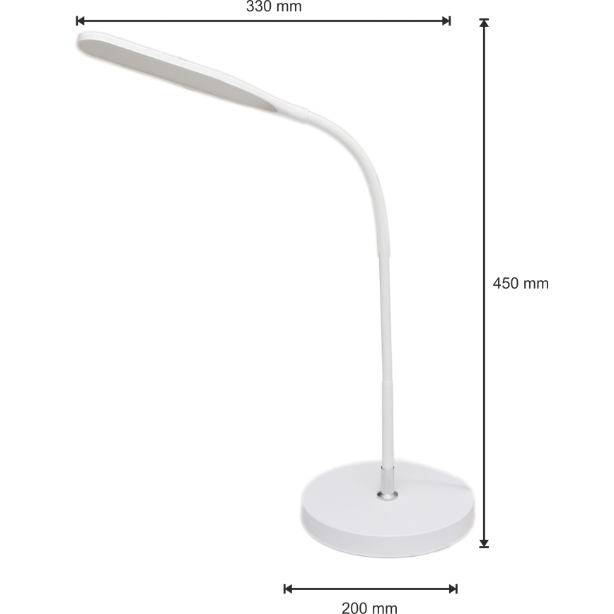 Lámpara LED regulable 3en1 LED/10W/230V 3000/4000/6000K CRI 90 blanco
