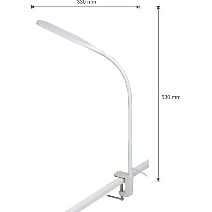 Lámpara LED regulable 3en1 LED/10W/230V 3000/4000/6000K CRI 90 blanco