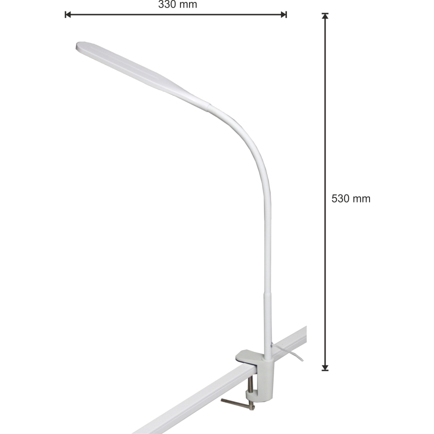 Lámpara LED regulable 3en1 LED/10W/230V 3000/4000/6000K CRI 90 blanco