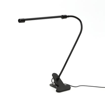 Lámpara LED regulable con clip para iluminar plantas LED/3W/230V negro