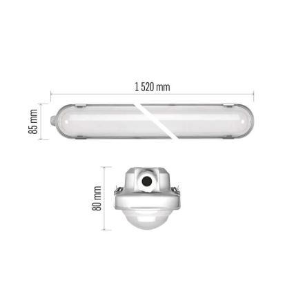 Lámpara LED regulable de alta resistencia MISTY LED/29/37/45/51W/230V 6500K IP66