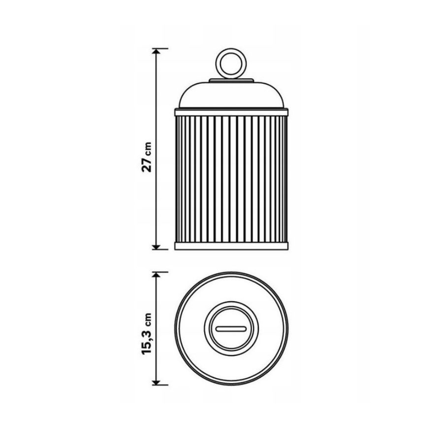 Lámpara LED regulable de exterior CANARI LED/2W/5V IP44