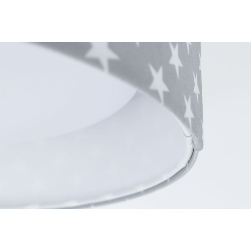 Plafón infantil LED regulable SMART GALAXY KIDS LED/24W/230V 3000-6500K estrellas gris/blanco + mando a distancia