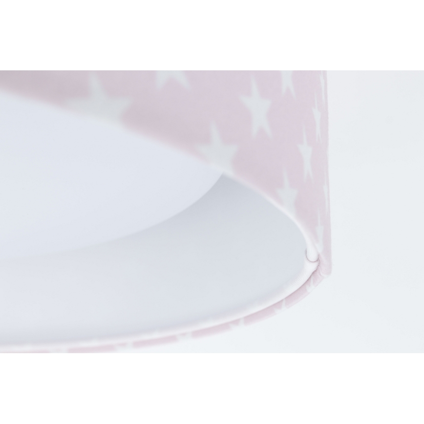Plafón LED regulable para niños SMART GALAXY KIDS LED/24W/230V 3000-6500K estrellas rosa/blanco + mando a distancia