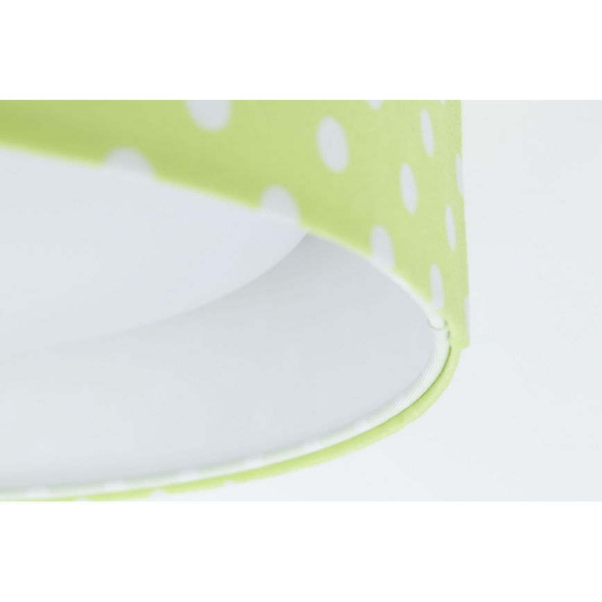 Plafón LED regulable para niños SMART GALAXY KIDS LED/24W/230V 3000-6500K puntos verde/blanco + mando a distancia