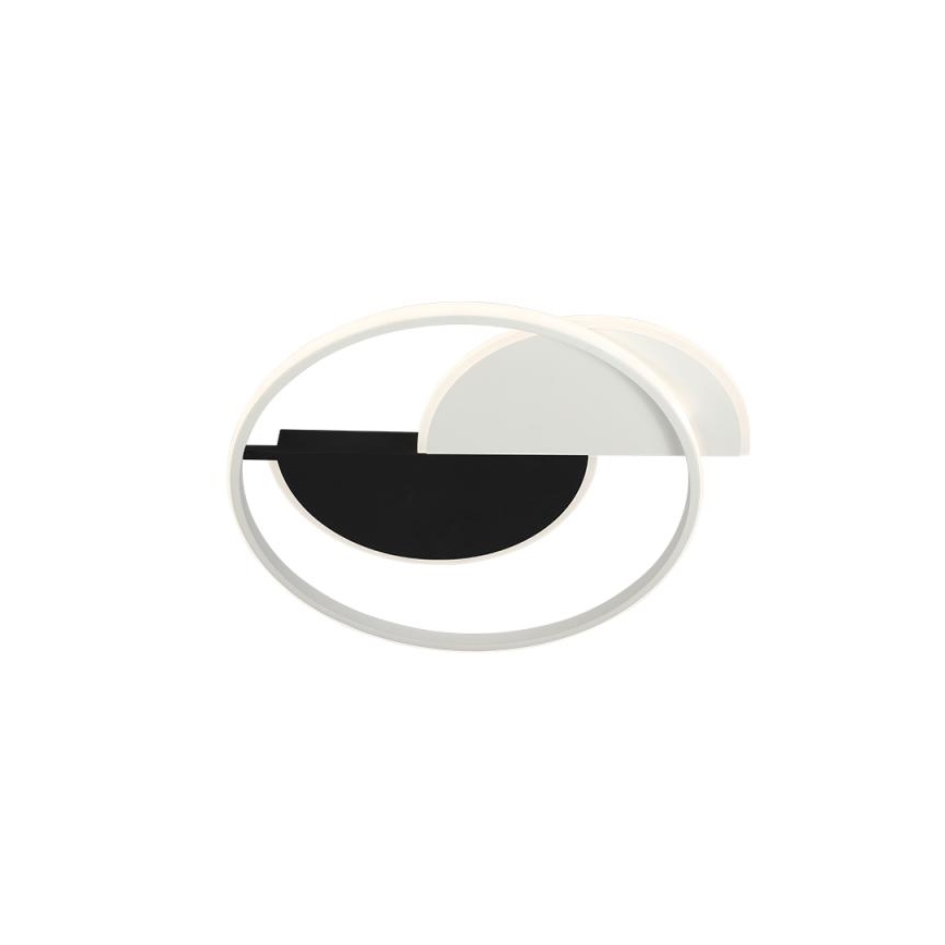 Plafón LED regulable LED/70W/230V 3000-6500K blanco/negro + control remoto