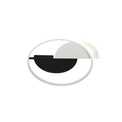 Plafón LED regulable LED/70W/230V 3000-6500K blanco/negro + control remoto