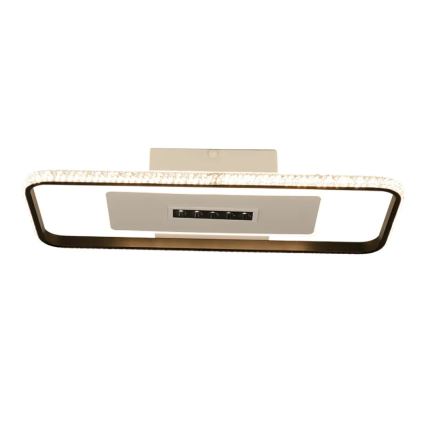 Plafón LED regulable LED/75W/230V 3000-6500K blanco/negro + control remoto