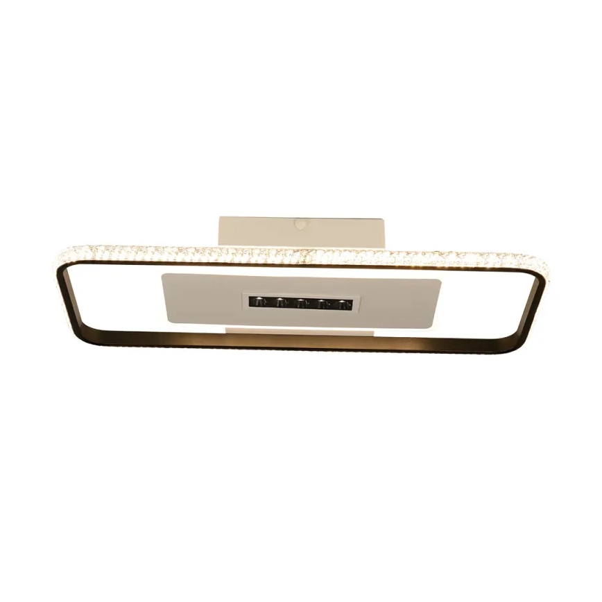 Plafón LED regulable LED/75W/230V 3000-6500K blanco/negro + control remoto