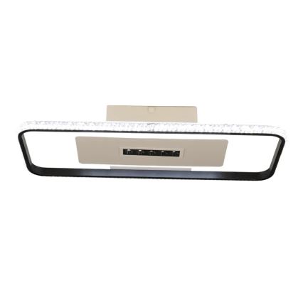 Plafón LED regulable LED/75W/230V 3000-6500K blanco/negro + control remoto