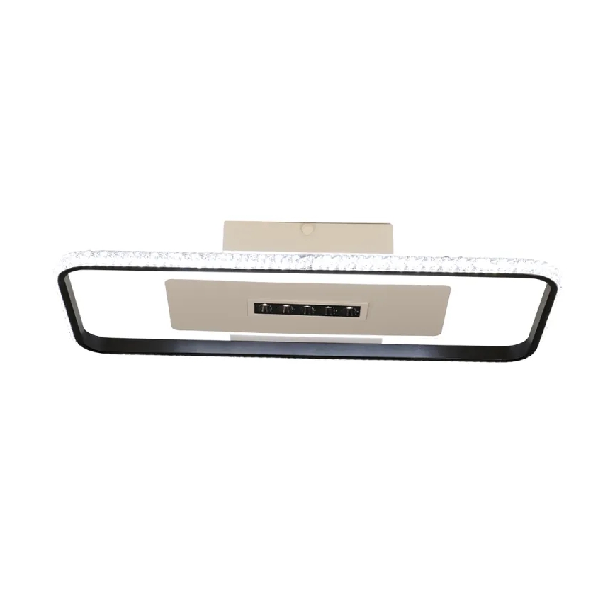 Plafón LED regulable LED/75W/230V 3000-6500K blanco/negro + control remoto