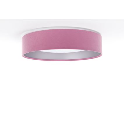 Plafón LED regulable SMART GALAXY LED/24W/230V d. 45 cm 2700-6500K Wi-Fi Tuya rosa/plata + mando a distancia