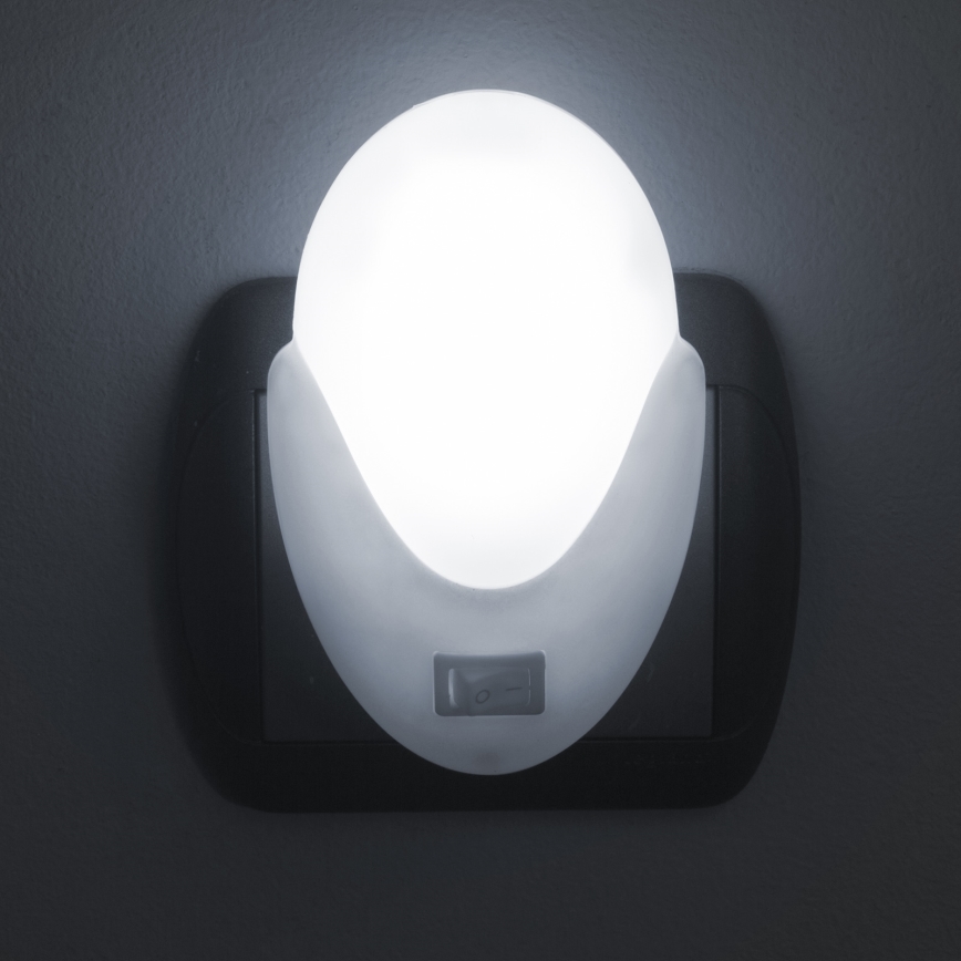 Lámpara nocturna LED con enchufe LED/1W/230V
