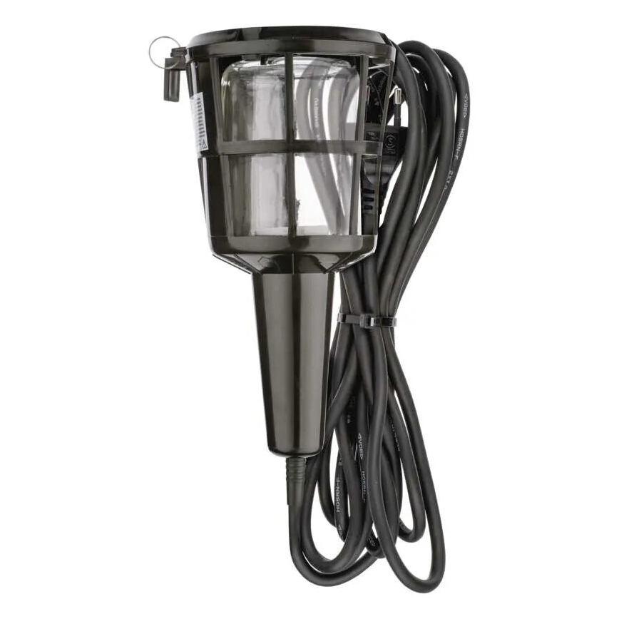 Lámpara portátil con enchufe 1xE27/60W/230V