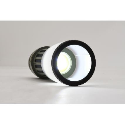 Lámpara portátil LED recargable con trampa para insectos LED/2W/1800mAh/3xAAA IPX4 verde