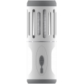 Lámpara recargable portátil LED con una trampa para insectos LED/6W/1800 mAh IPX4 blanco/gris