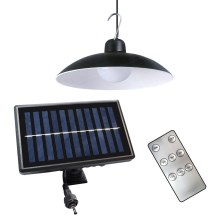 Lámpara solar colgante LED regulable con sensor crepuscular LED/6W/3,7V 800 mAh IP44 + mando a distancia