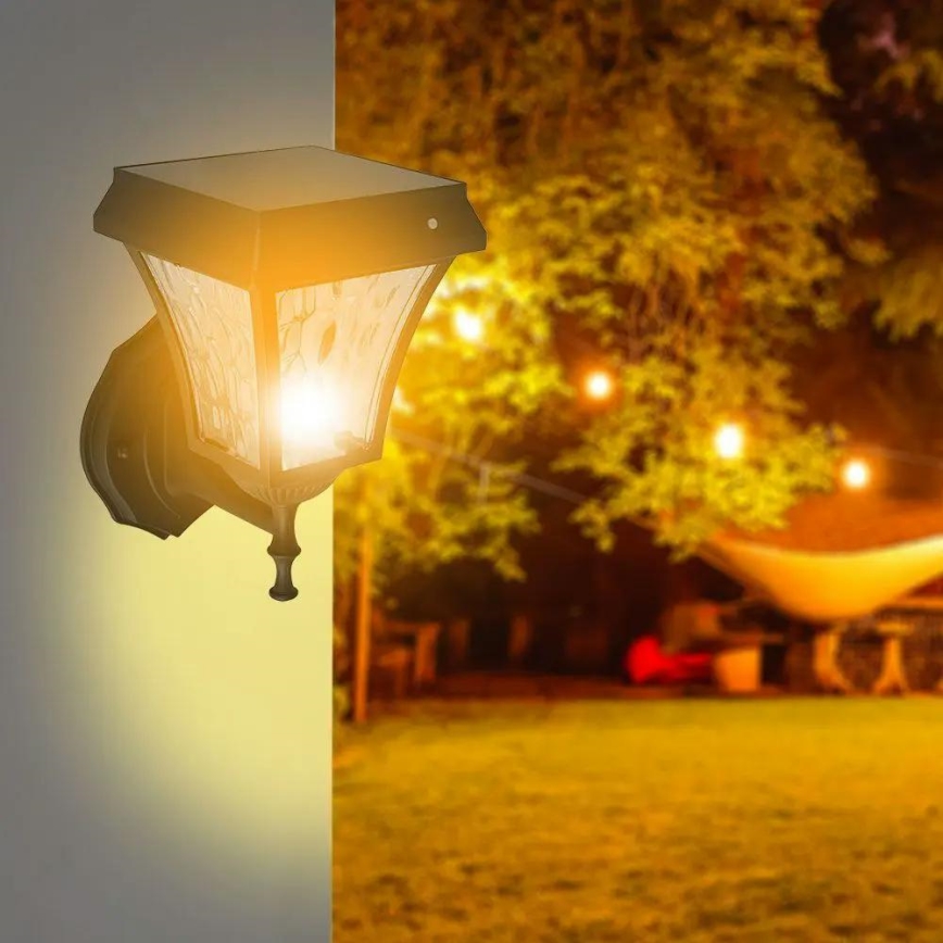 Lámpara solar de pared LED 3 en 1 LED/2W/5,5V 3000K/6000K IP65 2200 mAh