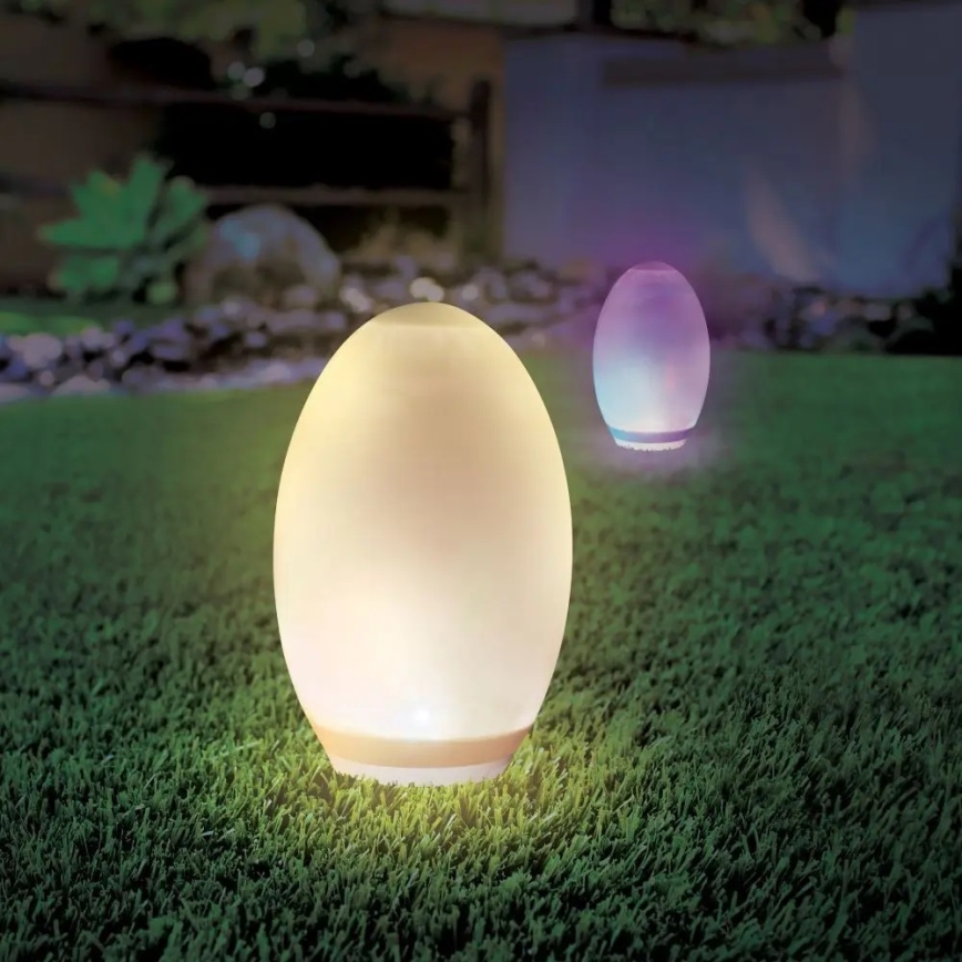 Lámpara solar decorativa LED RGB 0,2W/1xAA IP44 500 mAh