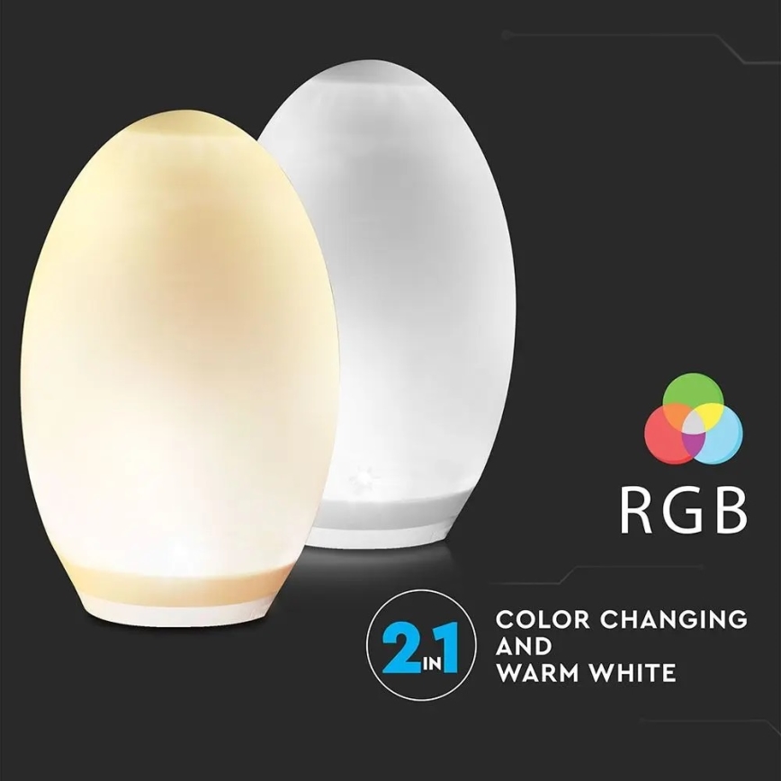 Lámpara solar decorativa LED RGB 0,2W/1xAA IP44 500 mAh