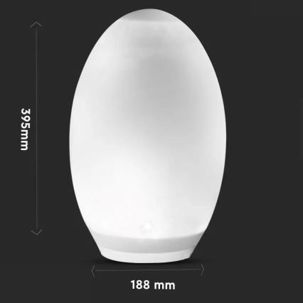 Lámpara solar decorativa LED RGB 0,2W/1xAA IP44 500 mAh