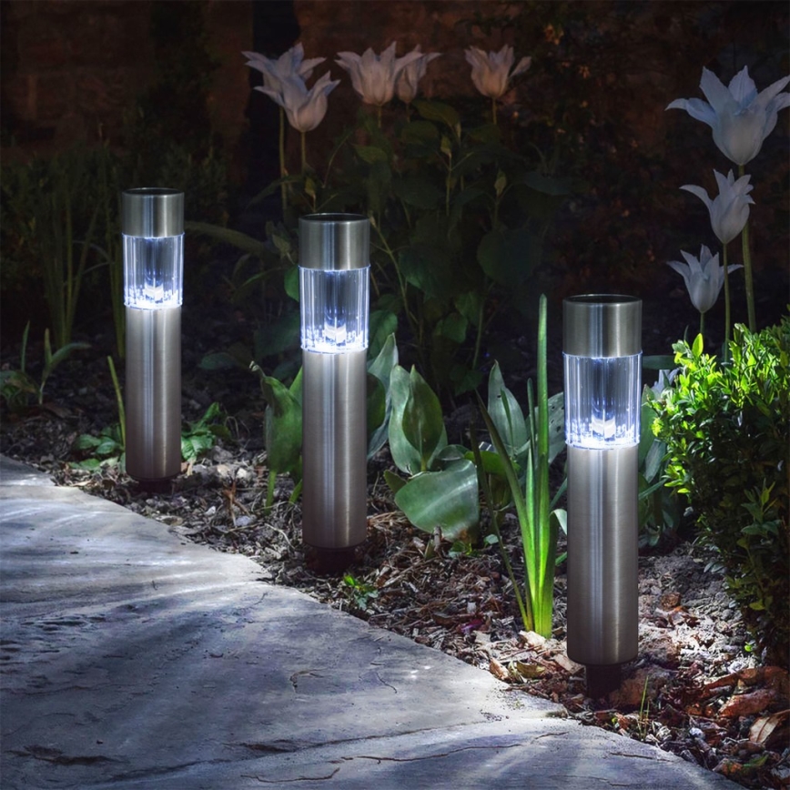 Lámpara solar LED/1x2/3AAA IP44
