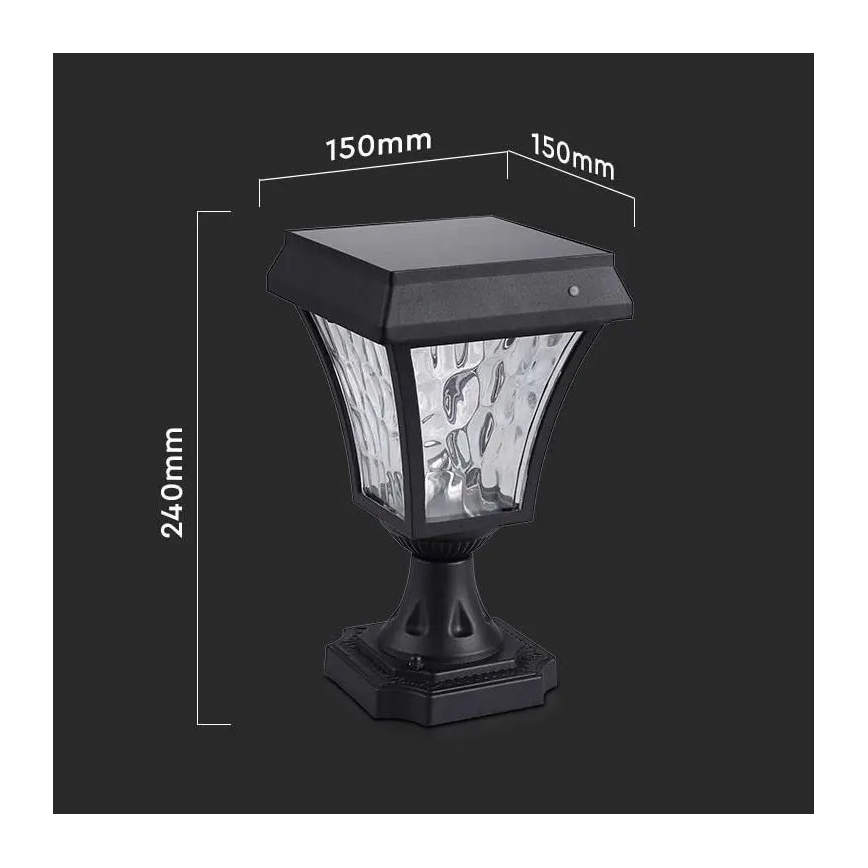 Lámpara solar LED 3v1 LED/2W/5,5V IP65