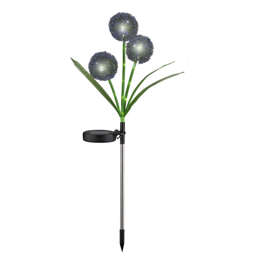 Lámpara solar LED ALLIUM LED/1,2V 6500K 600 mAh IP44 negro